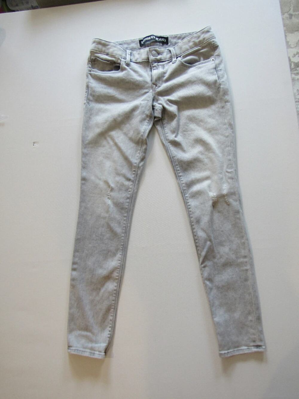 Express Gray Stella Low-Rise Legging